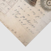 Decoupage Steampunk Mr. & Mrs. Owl Scrapbooking Tissuepapier (Detail)