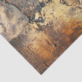 Decoupage Steampunk Patina Rusted Roman Clock Tissuepapier (Detail)