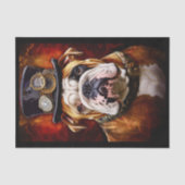 Decoupage Steampunk Regal Britse Bulldog Righ 111 Tissuepapier (Voorkant)
