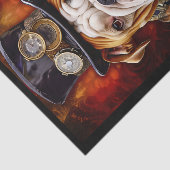 Decoupage Steampunk Regal Britse Bulldog Righ 111 Tissuepapier (Detail)