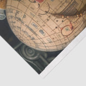 Decoupage Steampunk Reiziger Victoriaans Meisje Tissuepapier (Detail)