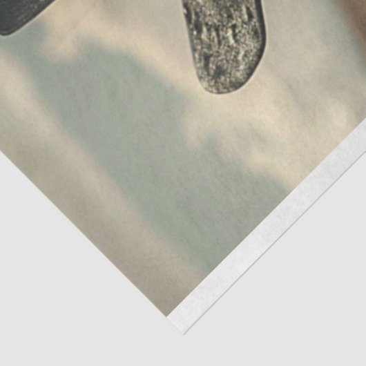 Decoupage Steampunk Rodeo Rider Tissuepapier (Detail)