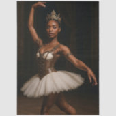 Decoupage Steampunk Royal Ballerina Elegant Tissuepapier (Voorkant)