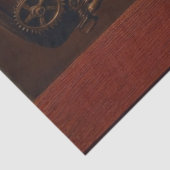 Decoupage Steampunk Santa Sneak Peek Gears Cheers Tissuepapier (Detail)