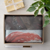 Decoupage Steampunk Santa Winter Weer Tissuepapier (Geschenk)