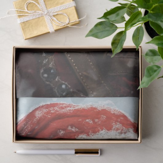 Decoupage Steampunk Santa Winter Weer Tissuepapier (Geschenk)