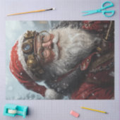 Decoupage Steampunk Santa Winter Weer Tissuepapier (Craft)