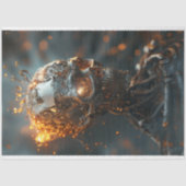 Decoupage Steampunk Skull Fantasy Tissuepapier (Voorkant)