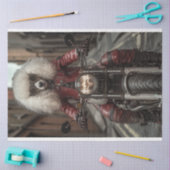 Decoupage Steampunk Standaard Poedel Biker Tissuepapier (Craft)