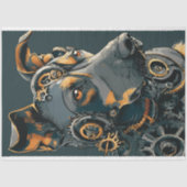 Decoupage Steampunk Steal Dog Tissuepapier (Voorkant)