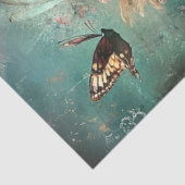 Decoupage Steampunk Valentijn Paar Verliefd Tissuepapier (Detail)