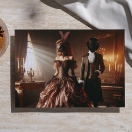 Decoupage Steampunk Victoriaans Fantasie Maskerade Tissuepapier