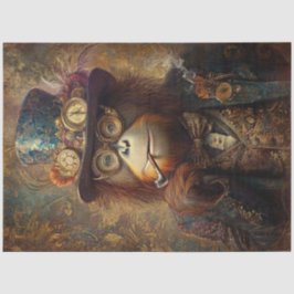 Decoupage Steampunk Victoriaans Monkey Tissuepapier