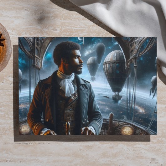 Decoupage Steampunk Victoriaanse Ruimte Lucht Kapi Tissuepapier