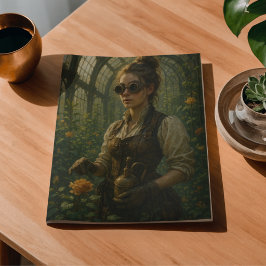 Decoupage Steampunk Victoriaanse Tuinier Kunst Tissuepapier