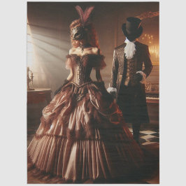 Decoupage Steampunk Victorian Fantasy Masquerade  Tissuepapier