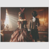 Decoupage Steampunk Victorian Fantasy Masquerade  Tissuepapier (Voorkant)