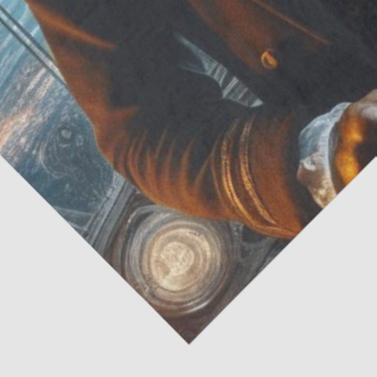 Decoupage Steampunk Victorian Space Air Captain Tissuepapier (Detail)