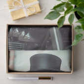 Decoupage Steampunk Zwart Standaard Poedel Biker Tissuepapier (Geschenk)