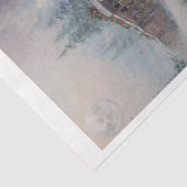 Decoupage Stoommachine Kersttrein Collage Tissuepapier (Detail)