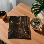 Decoupage Stoomtech Victoriaanse Dame in Bruin Tissuepapier