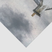 Decoupage Stormwatch Cabin aan de kust van Ierland Tissuepapier (Detail)