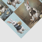 Decoupage Storybook Bunny Tissuepapier (Detail)