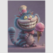 Decoupage Striped Cat from Wonderland Inspiration  Tissuepapier (Voorkant)