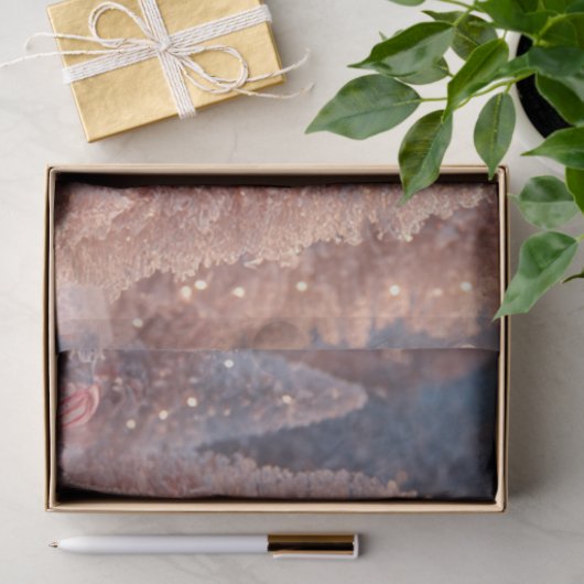 Decoupage Sugary Winter Ginger Bread House  Tissuepapier (Geschenk)