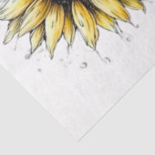 Decoupage Sunflower Sheep Lord is my Shepard Tissuepapier (Detail)