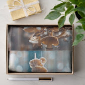 Decoupage Suspended Surreal Floating Mushrooms Tissuepapier (Geschenk)