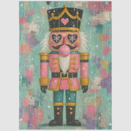 Decoupage Sweetheart Nutcracker Bubblegum Blush  Tissuepapier (Voorkant)