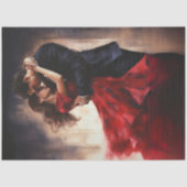 Decoupage Tango dansers Tango dansen Tissuepapier (Voorkant)