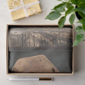 Decoupage Teckel Sheriff Dog op de Range Tissuepapier (Geschenk)