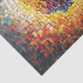 Decoupage - Tegels keramische droomachtige boom - Tissuepapier (Detail)