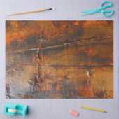 Decoupage Textured Faux Finish Koperkleur Tissuepapier (Craft)