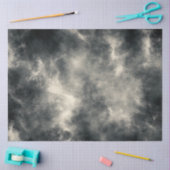 Decoupage Textured Zwart Zilver Wit Faux Finish Tissuepapier (Craft)