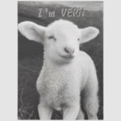 Decoupage The Viral Lamb Named VERN  Tissuepapier (Voorkant)