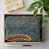 Decoupage Tijdwaarnemer Grinnende Kat Thee Partij Tissuepapier (Geschenk)