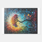 Decoupage - Tiled ceramic dreamlike tree - Inpakpapier Vel (Voorkant)