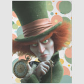 Decoupage Timekeeper Character Pocket Watch Hat  Tissuepapier (Voorkant)