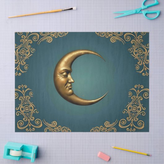Decoupage Tissue Moon Tissuepapier (Craft)