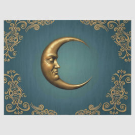 Decoupage Tissue Moon Tissuepapier