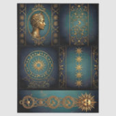 Decoupage Tissue Moon Tissuepapier (Voorkant)