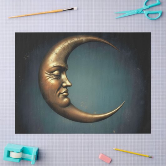 Decoupage Tissue Moon Tissuepapier (Craft)