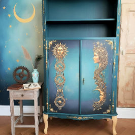 Decoupage Tissue Moon Tissuepapier