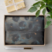 Decoupage Tissue Paper Aqua Blue Poppies Vrouw Tissuepapier (Geschenk)