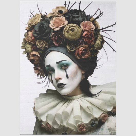 Decoupage Tissue Paper, dark romantic  Tissuepapier (Voorkant)