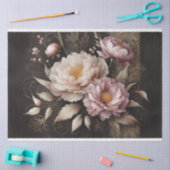 Decoupage Tissue Paper Floral Peony Design Tissuepapier (Craft)
