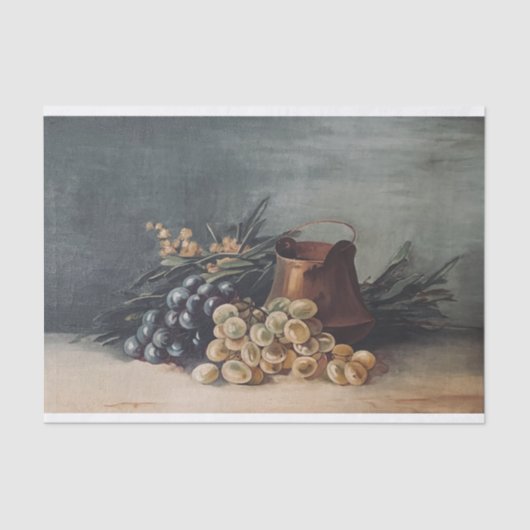 Decoupage Tissue Paper Fruit Copper  Tissuepapier (Voorkant)